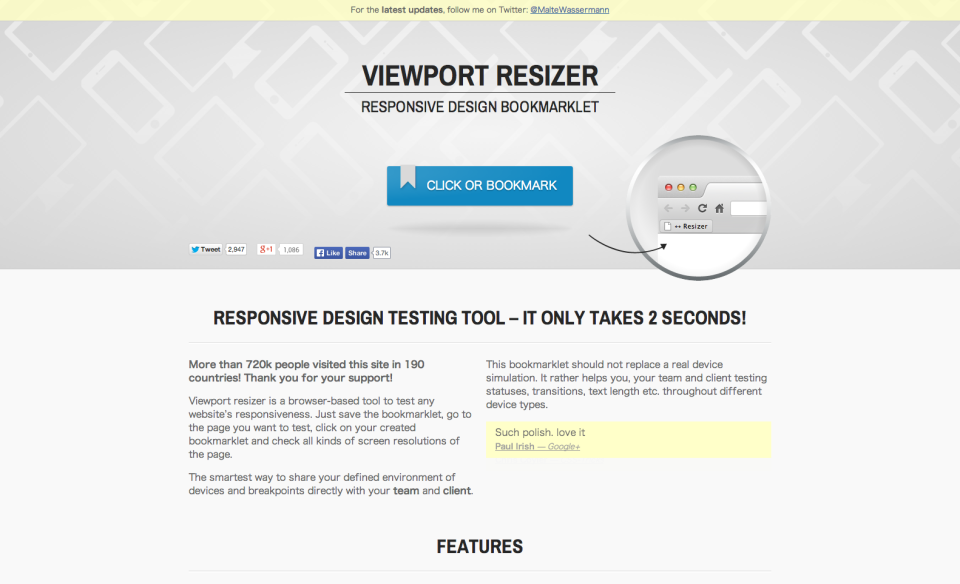 Responsive design testing tool – Viewport Resizer – Emulate various screen resolutions - Best developer device testing toolbar