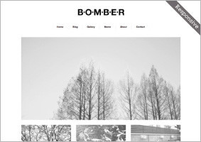 レスポンシブwebデザイン対応テンプレート「BOMBER」